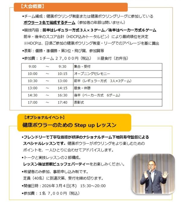 健康ボウラー　日本大会2026