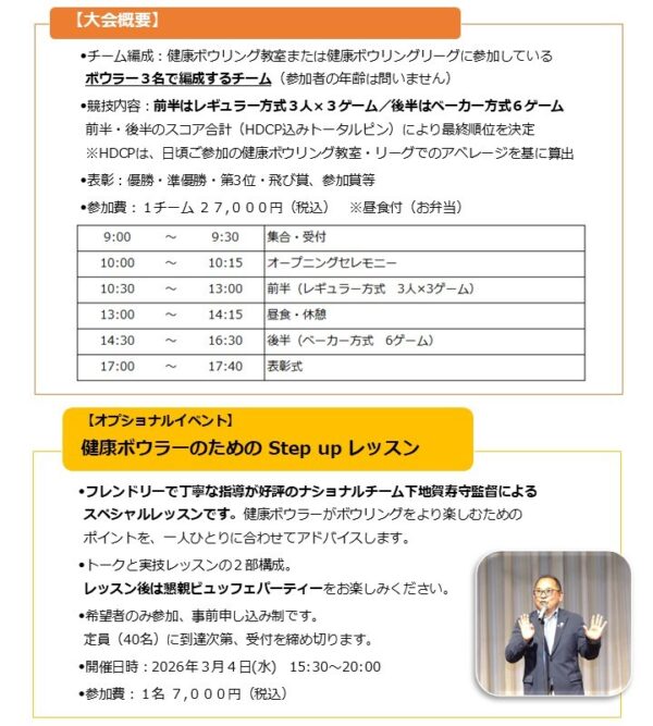 健康ボウラー　日本大会2026